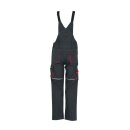 Planam Basalt Latzhose 285 g/m²  anthrazit/rot 50